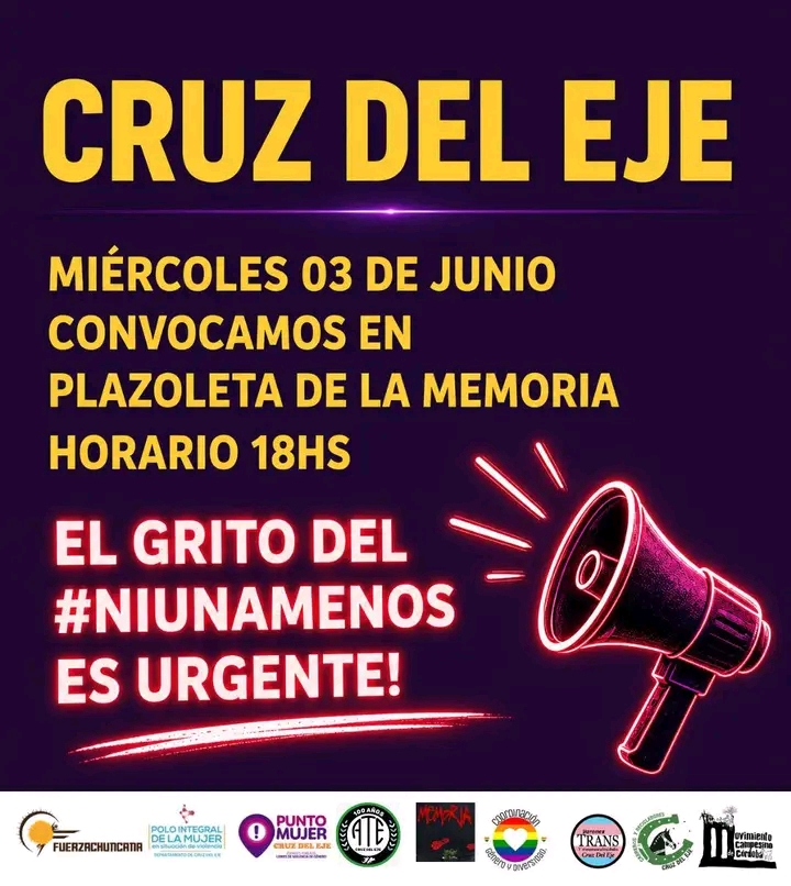 soyingridbeck's tweet photo. ¿Saben que la movilización de mañana 3J va a ser muy masiva en todo el país, no? Sale 🧵de concentraciones a lo largo y a lo ancho de la Argentina.
Empiezo con Córdoba, que convoca en muchísimos municipios.