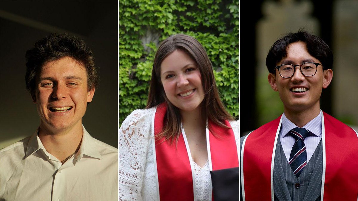 UChicago's tweet photo. UChicago College fourth-year students Matteo Caloia, Ana Emilia Davalos and Vincent Li will address their fellow graduates alongside keynote speaker and playwright David Auburn, AB’91, at Friday’s Class Day ceremony.

Learn more and how to watch: https://t.co/GYgIReGPe9 https://t.co/d2xYgMenL8