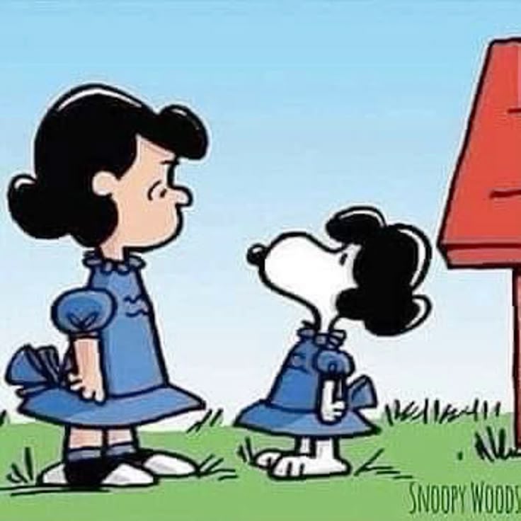 snoopyhero53's tweet photo. Snoopy &amp; Lucy https://t.co/905Vnunl7r