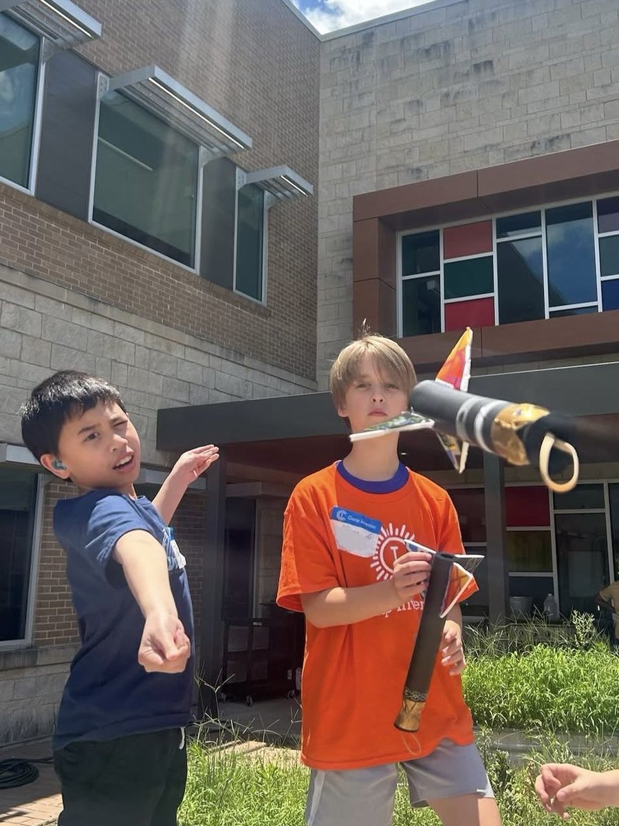 TempleISD's tweet photo. Camp Invention is off to an amazing start! 🚀 Students spent Day 1 exploring exciting hands-on activities, including capybara-themed challenges, rocket launches, and creative surfboard designs. The fun and innovation are just getting started! Stay tuned for more photos and highlights throughout the week! 🌟🙌🏽 #TempleISDProud