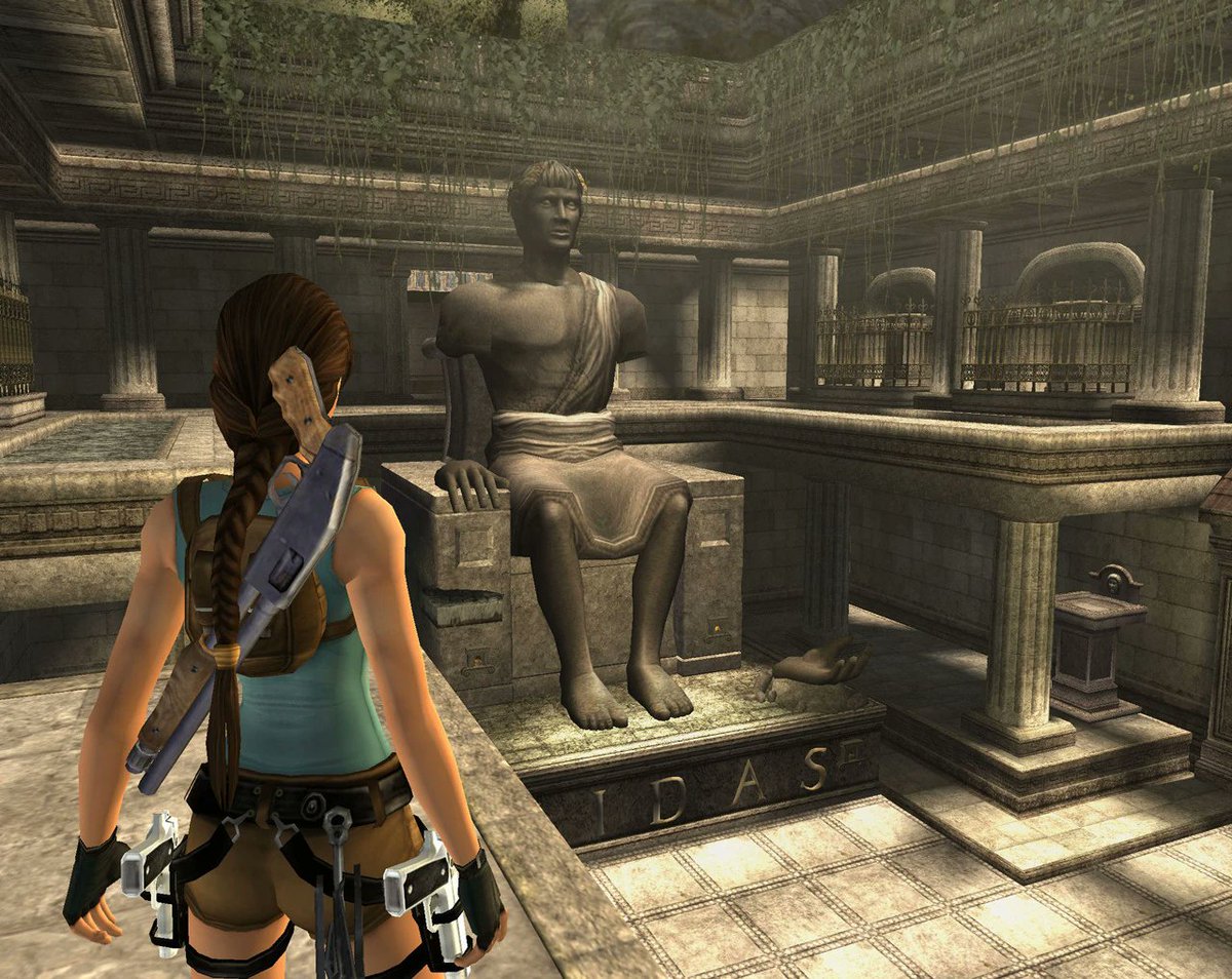 Croftlover7's tweet photo. Tomb Raider Anniversary (2007) - Tomb Raider Legacy Of Atlantis (2026) Palace of Midas Comparison. https://t.co/JWnzLDu177