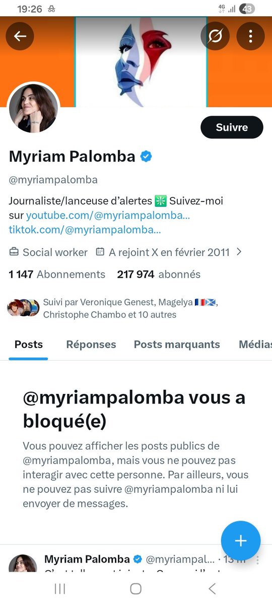 noanoa97228's tweet photo. @SadHillHunter Il ne faut rien dire sinon elle vous bloque.
C'est ça la fameuse liberté d'expression des complotistes ! https://t.co/UubSJvGfLv