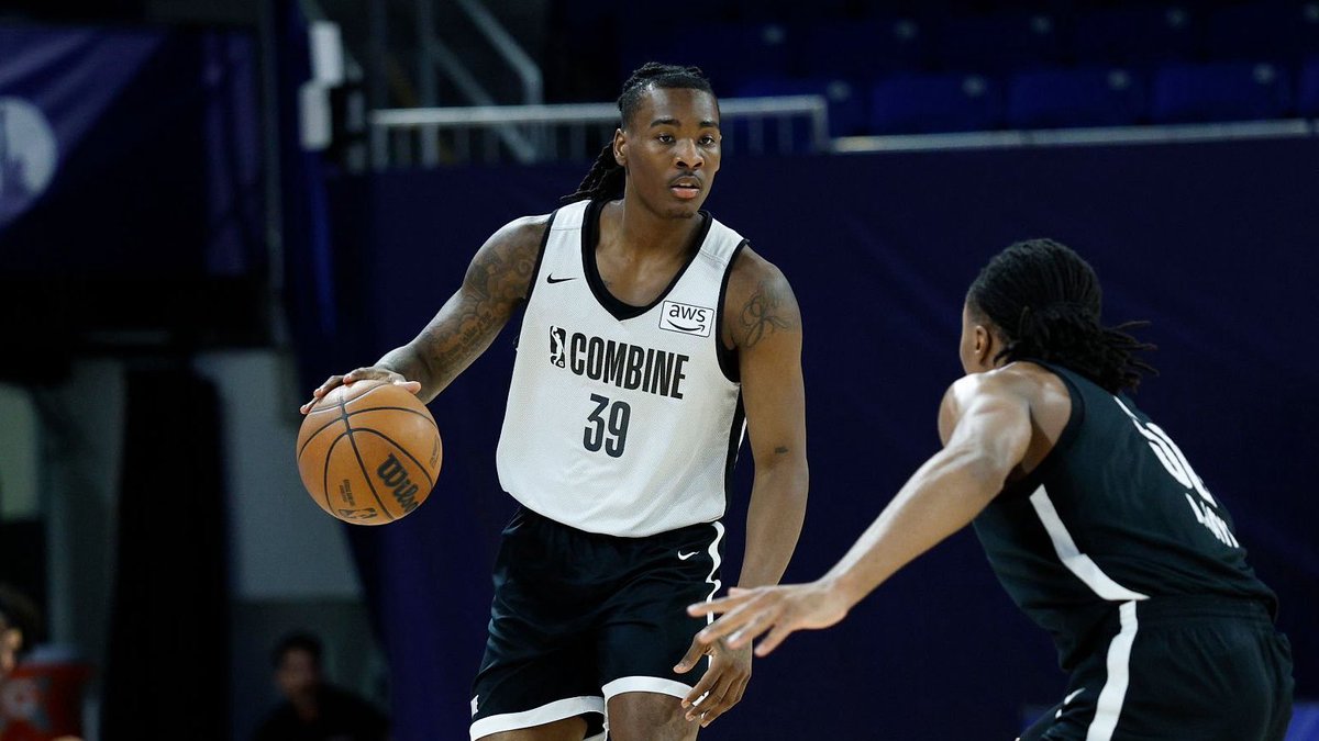 vincewolfram15's tweet photo. SMU’s Jaron Pierre Jr. completed his fourth NBA pre-draft workout in the last six days, this time with the New Orleans Pelicans.

New Orleans currently holds the No. 58 overall pick (from DET) in the NBA Draft. https://t.co/gGgYV2Mq9I