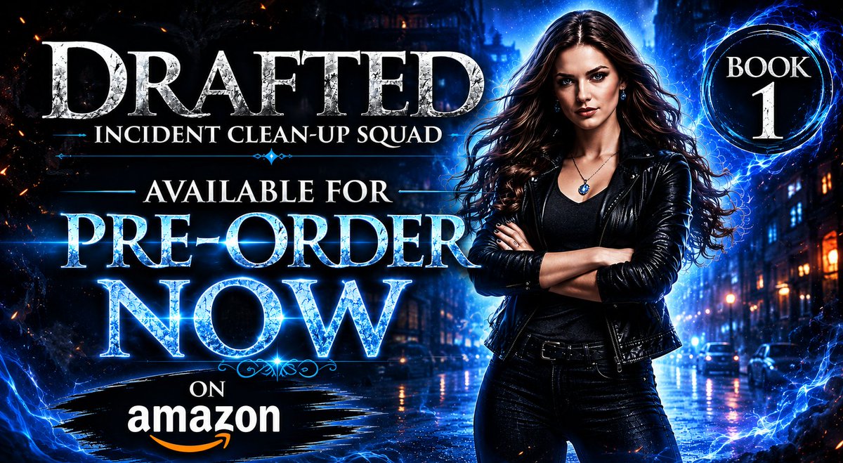thecandyburke's tweet photo. @authorrcclark Pre-order Now!   DRAFTED - (ICS) Incident Clean-Up Squad Book 1 @ https://t.co/riI1f2jAz7.   #bookstagram, #booktok, #amreading, #bookworm, #reader #amreading #urbanfantasy #Newrelease #books https://t.co/OugWDvyNZs