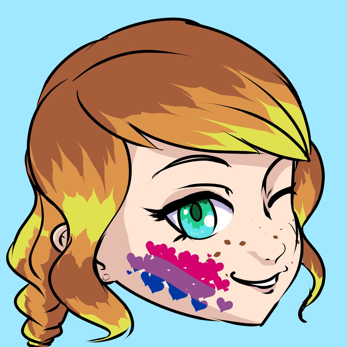 Sephiroth1204's tweet photo. Want a new Icon for Pride Month? 
I'm doing discounted pieces over here https://t.co/r5SWyFdH9S !
Your Character + Flag colors of choice! 
 Basic style here vvvvv https://t.co/GiYZlL0iKK