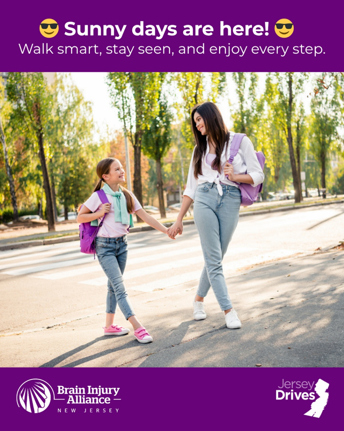 MapleShadePD's tweet photo. Pedestrian deaths in New Jersey fell by nearly 24% in 2025 - proof that safer choices save lives. Let’s keep it going by staying visible, alert, and sharing the road.#SafeRoadsNJ https://t.co/ez64dDUq6h