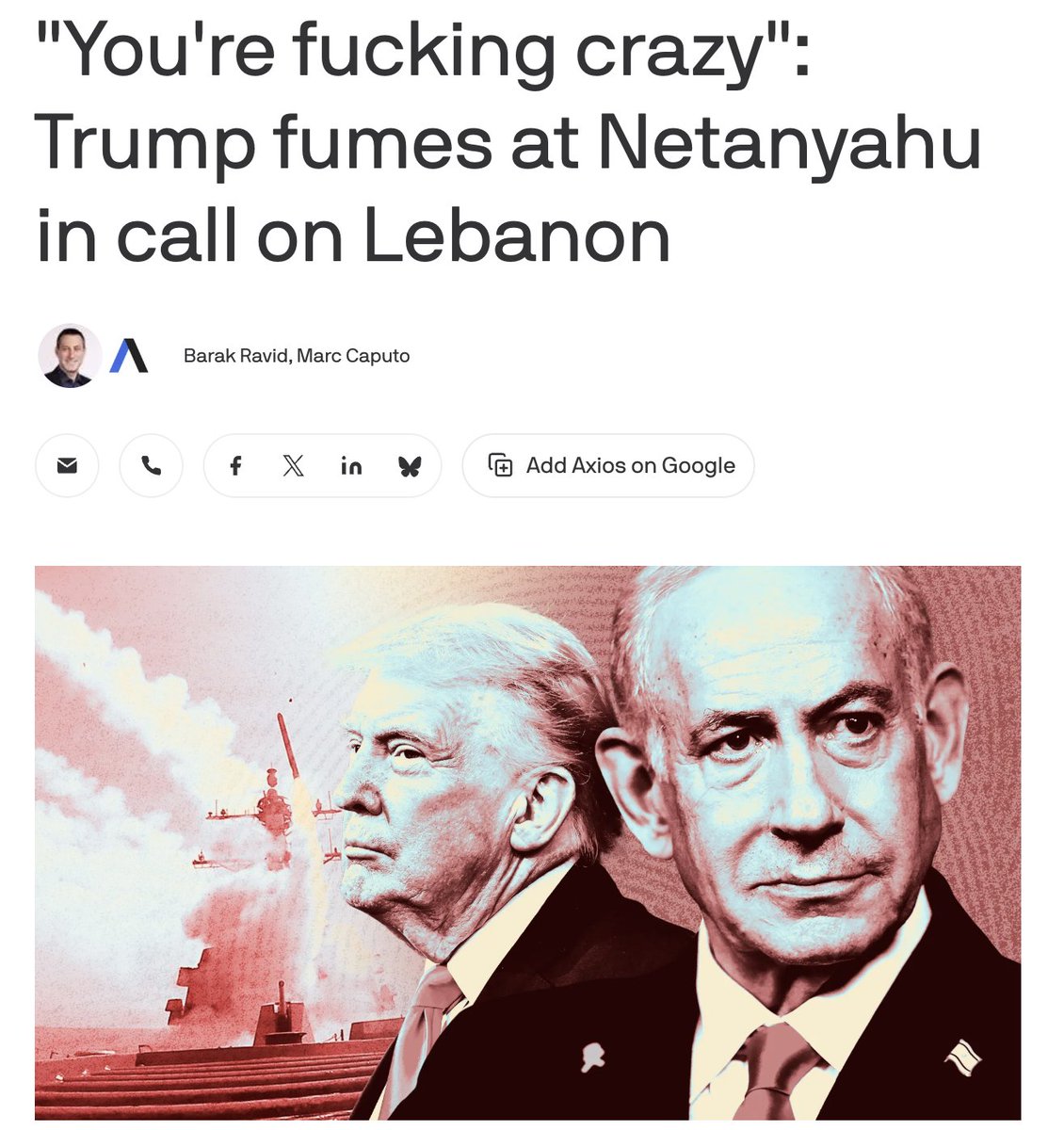 scottgoold's tweet photo. One is a LYING PEDOPHILE; other CRAZY War Criminal. Both need to go !!! ... "You're fucking crazy. You'd be in prison if it weren't for me. I'm saving your ass. Everybody hates you now. Everybody hates Israel because of this." https://t.co/Rl3FpE3PfD