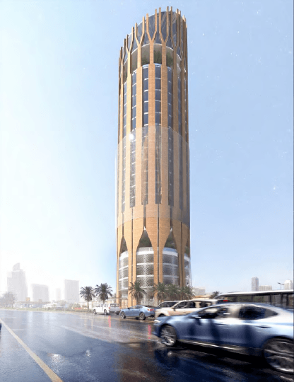 AddadRuh's tweet photo. مشروع كي تاور أحد الأبراج المكتبية القادمة في حي العارض على طريق الملك سلمان، بارتفاع 25 طابقًا، وبمسطحات بناء تتجاوز 19 ألف م²، مستوحى من العمارة السلمانية، ويضم مكاتب ومواقف سفلية، ومن المخطط بدء تشغيله خلال الربع الثالث من 2027. https://t.co/Xiyf7yBXov