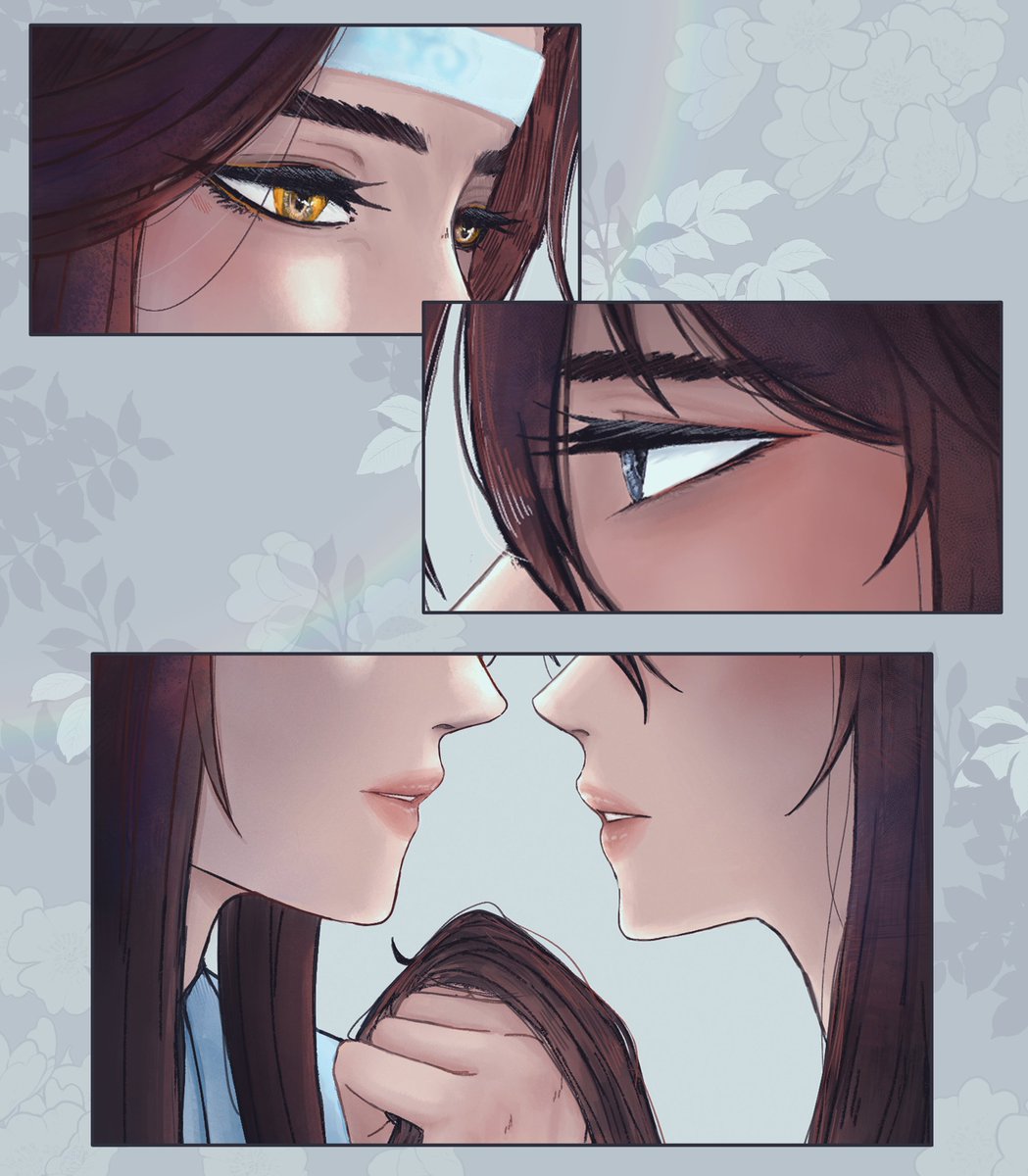 wandering__star's tweet photo. stolen kiss #wangxian #忘羡 #mdzs https://t.co/9QWa5mQETN