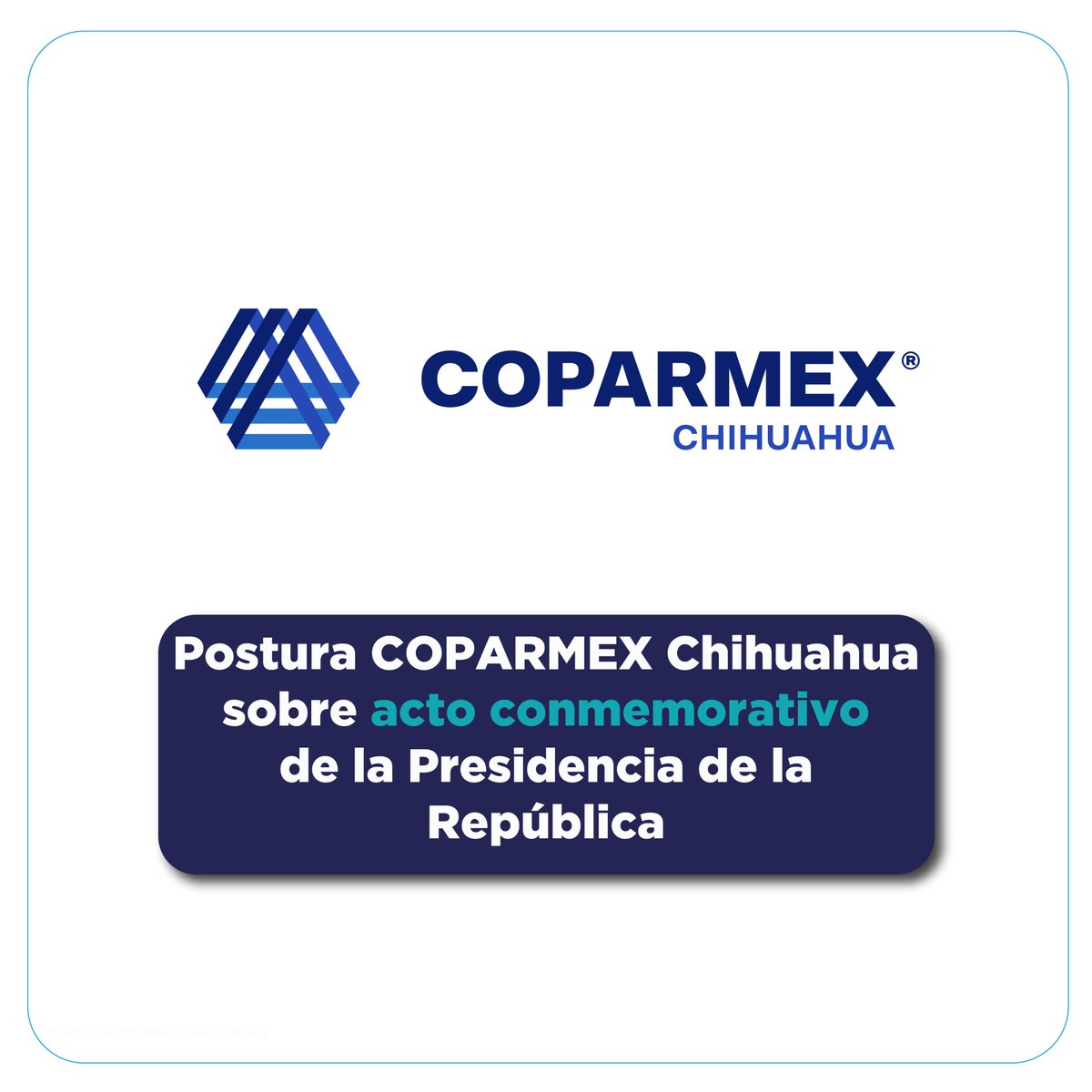CoparmexCUU's tweet photo. 🇲🇽⚖️ En COPARMEX Chihuahua decimos no al intervencionismo, venga de donde venga. Rechazamos la injerencia extranjera, la participación del crimen organizado y el uso de recursos públicos para influir en elecciones.

📄 Lee la postura: https://t.co/EKpHchYHOl

#SomosCOPARMEX https://t.co/xFUXtAjBvq