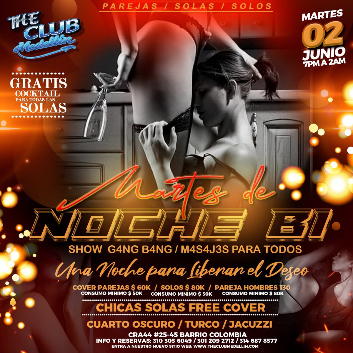 milu_swinger's tweet photo. 📍 The Club Medellín
#TheClubSwinger #MedellínDeNoche #Cocktails #SwingerMedellín #VidaNocturna #Shots #ExperienciaSwinger #FiestaMedellín https://t.co/0JdrYMpS1L