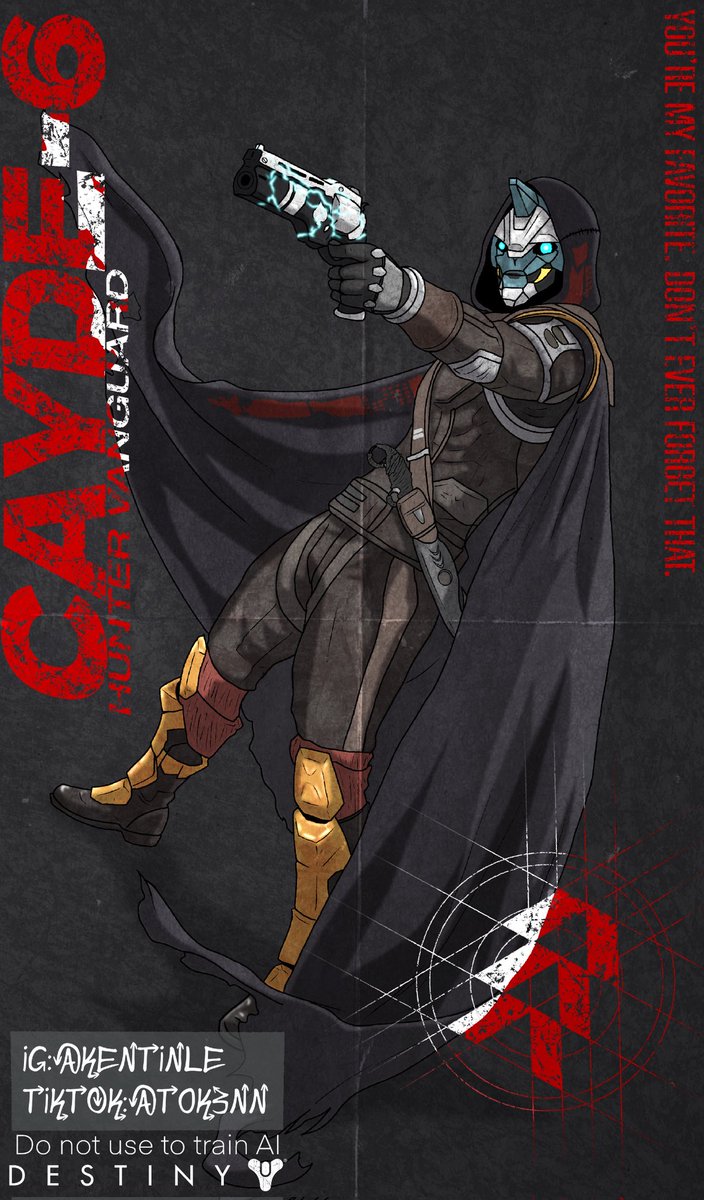 Kentinle_'s tweet photo. Cayde-6 | Destiny 

#destiny #destiny2 #cayde6 #bungie https://t.co/IWe72FJ08R