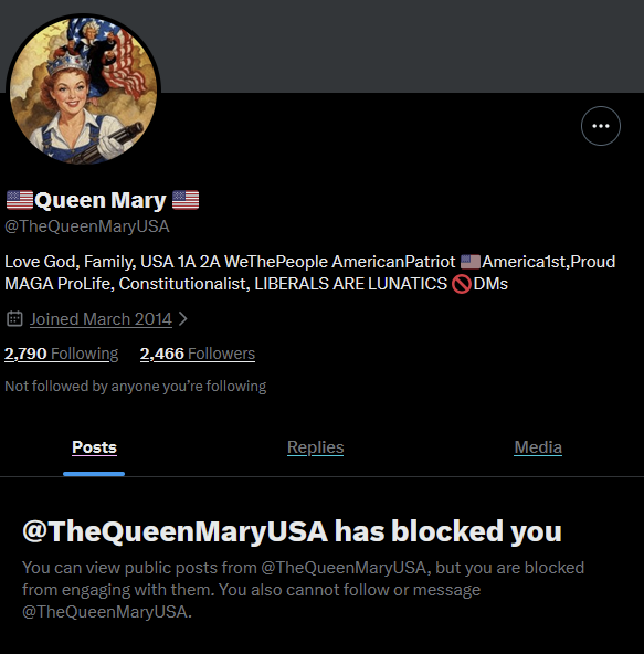 Inkantatious's tweet photo. @TheQueenMaryUSA @jmonintendo Can't handle being called out on their hypocrisy. https://t.co/LbedOuW2dj