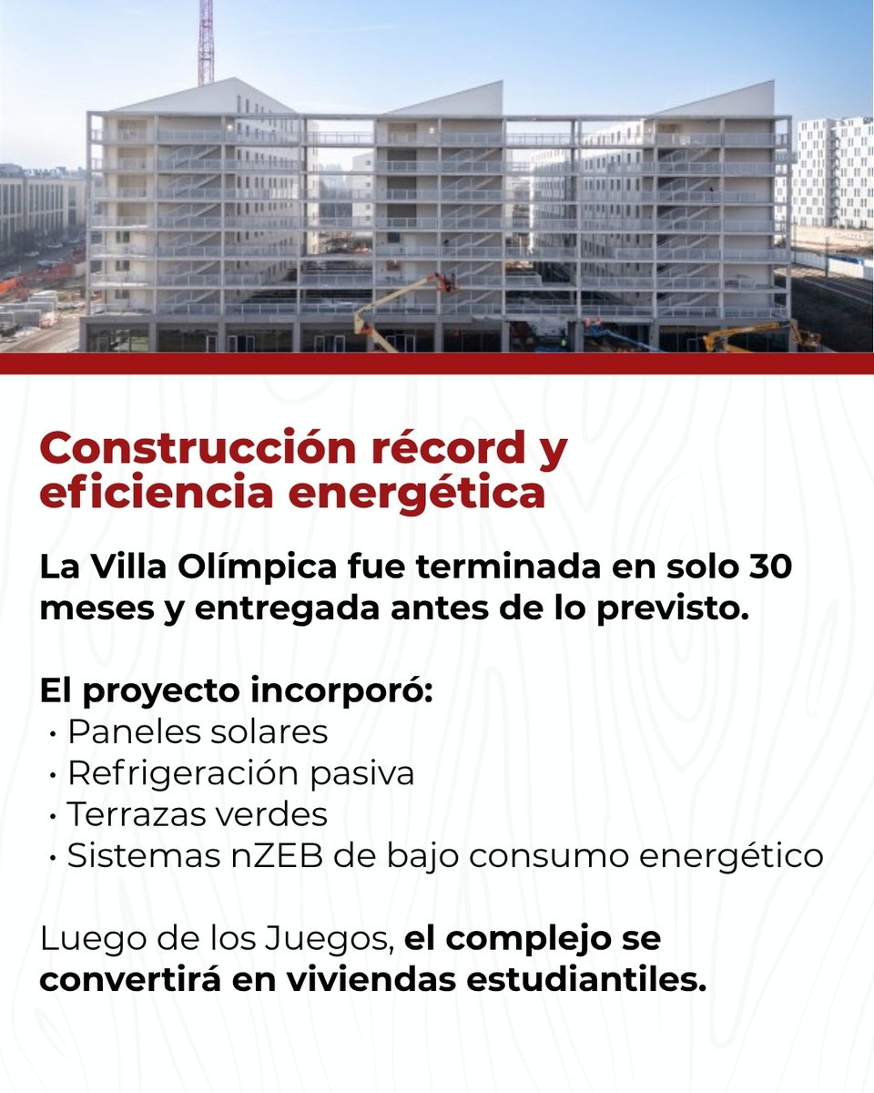 ASORAMyT's tweet photo. 🏗️🪵 Milán mostró hacia dónde avanza la construcción mundial.

La Villa Olímpica de los Juegos de Invierno 2026 combinó madera contralaminada, robótica aplicada en obra y sistemas industrializados para crear uno de los proyectos más innovadores de Europa.

https://t.co/1VsvnzbmsL https://t.co/RIJzQwZ5pJ