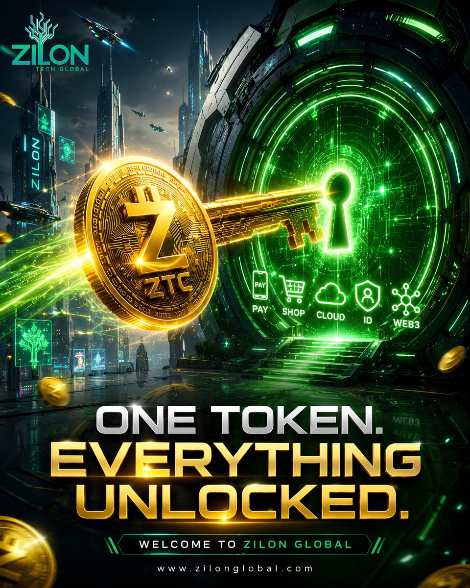 zilonglobal's tweet photo. π One token. Endless possibilities.
β‘ Unlock payments, shopping, cloud services, digital identity, and Web3 access with ZTC.
π https://t.co/ZV78u7FKKO
π’ Zilon Support: https://t.co/FKoLLD5jFl
#ZTCToken #ZILONGlobal #Web3 #Blockchain #DigitalEconomy https://t.co/p0ggUac2k1