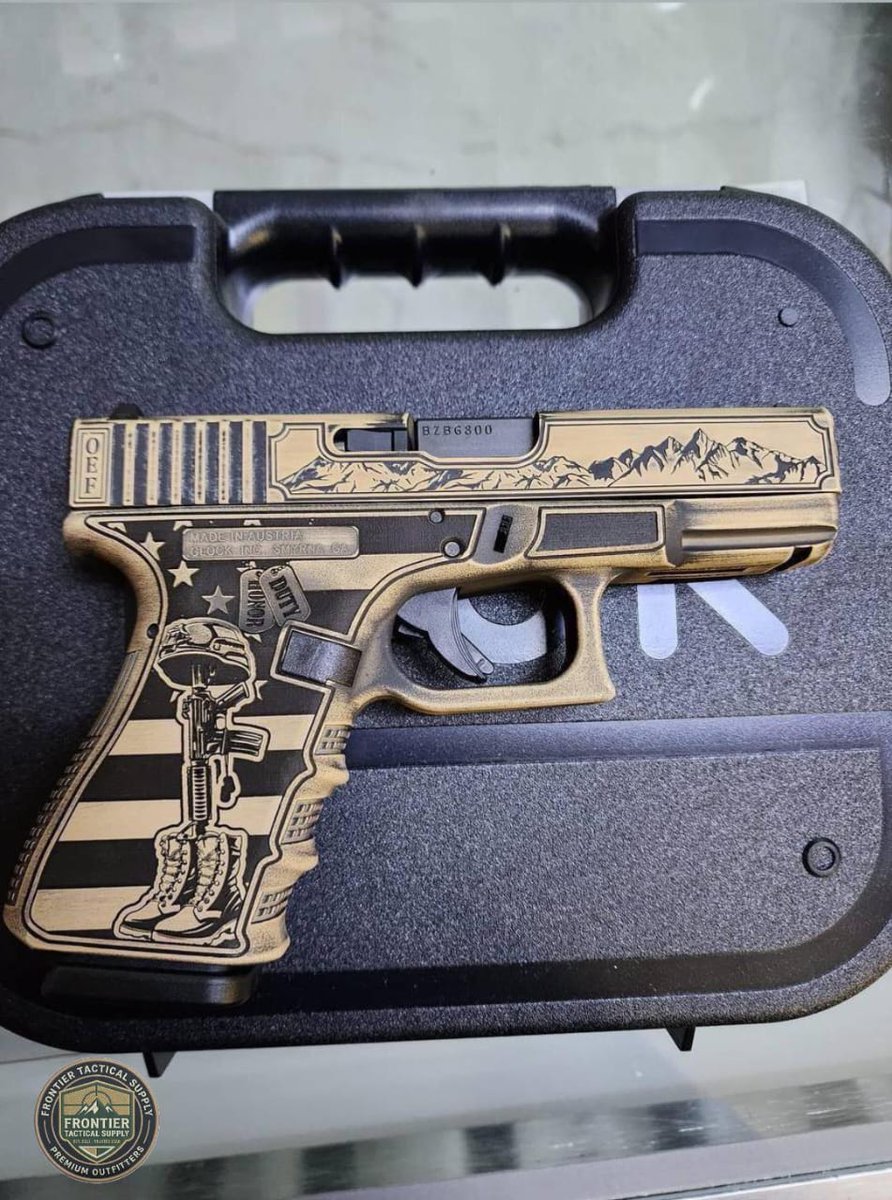 TacticalShit's tweet photo. Glock Gen 4 .40 S&amp;W — Archive note.

Custom Glock Gen 4 in .40 S&amp;W with an engraved slide and a presentation-style finish. Documentation date: Tuesday, June 2, 2026. https://t.co/WYyzMu3ECA
