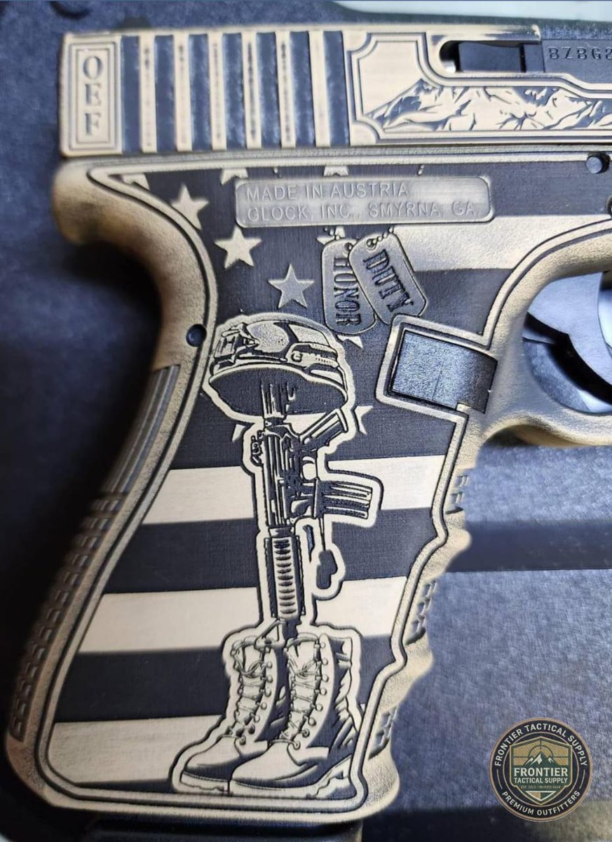 TacticalShit's tweet photo. Glock Gen 4 .40 S&amp;W — Archive note.

Custom Glock Gen 4 in .40 S&amp;W with an engraved slide and a presentation-style finish. Documentation date: Tuesday, June 2, 2026. https://t.co/WYyzMu3ECA