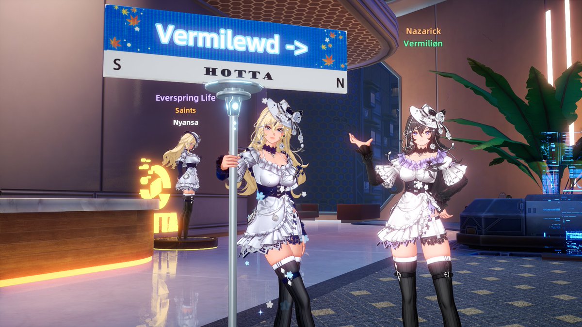 PolyNyan92's tweet photo. Day 2:
Brought out the Millenium Princess Barbie for this one!

Also had a few guests appear while I afk'd for a bit

thanks for stopping by! 🩶💙

#幻塔SS #TowerofFantasy #ToF #Tofography https://t.co/waDtbxZqsO