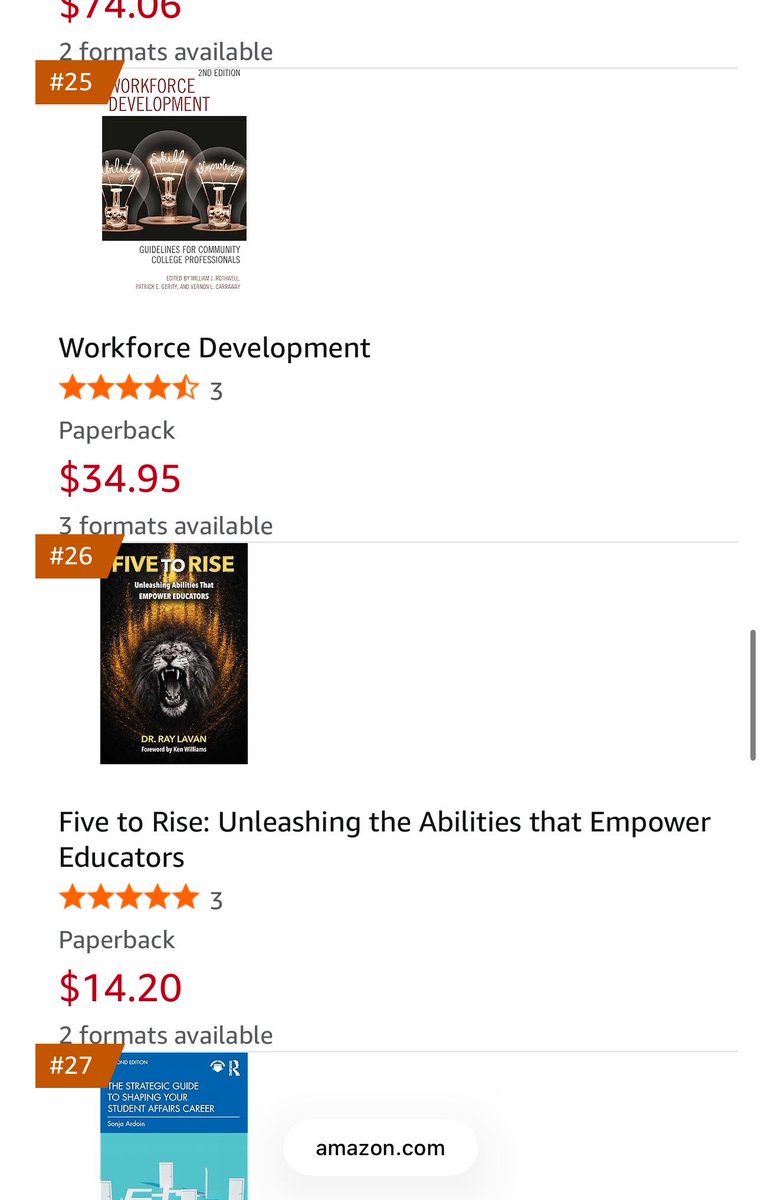 TheRealDrRay's tweet photo. YA’LL….Thank you all so much for making Five to Rise the NUMBER 1 NEW RELEASE FOR EDUCATION ADMINISTRATION!! Also, we are ALREADY ON THE BEST SELLER LIST!!!! AND ON THE FIRST DAY!!!

This is beyond what I could have hoped for…thank you so much! Let’s RISE TOGETHER 🦁 🔥 💪🏽 https://t.co/Tk14D0PZBJ