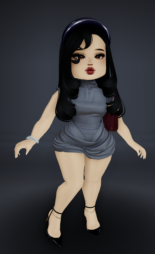 blesscrys's tweet photo. Sweet one day, savage the next 😉
@gmariverse 
Wearing Ora'Bella* 
Slate Moon Drape Dress 
Black Stilettos 
Rouge Luxe Shoulder Bag
Silver Watch Diamond Bracelet

Outfit code C21F84

#RobloxFashion https://t.co/0REpduAGtL