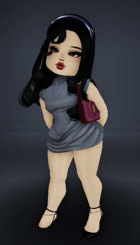 blesscrys's tweet photo. Sweet one day, savage the next 😉
@gmariverse 
Wearing Ora'Bella* 
Slate Moon Drape Dress 
Black Stilettos 
Rouge Luxe Shoulder Bag
Silver Watch Diamond Bracelet

Outfit code C21F84

#RobloxFashion https://t.co/0REpduAGtL