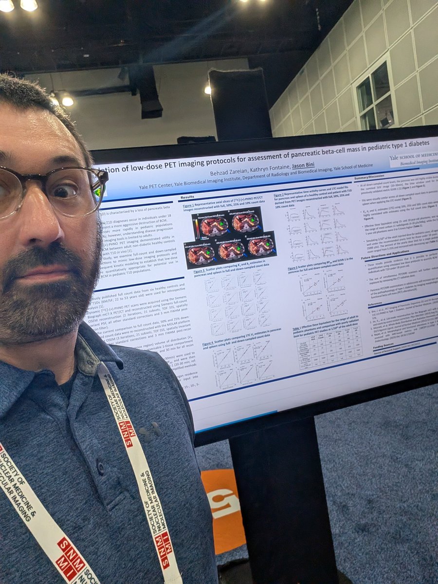 ScienceDrBini's tweet photo. Another fun few days at @SNM_MI 🎉 Quick poster session with my suitcase before I jet off! https://t.co/RZZS0CPLRF