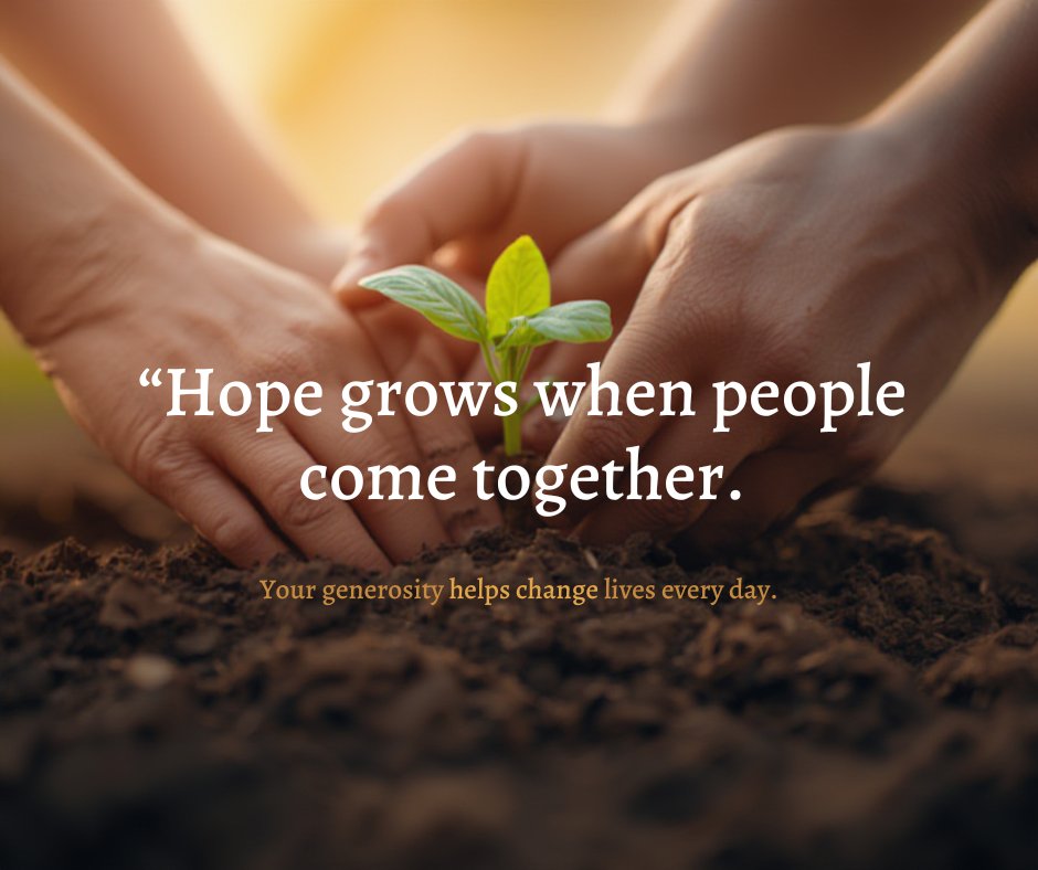 GWIM2's tweet photo. Hope grows when people come together.
Your generosity helps change lives every day.
https://t.co/m5AffDQzS3
#HopeInAction #CommunityCare #GWIM https://t.co/tmwd20MIO6