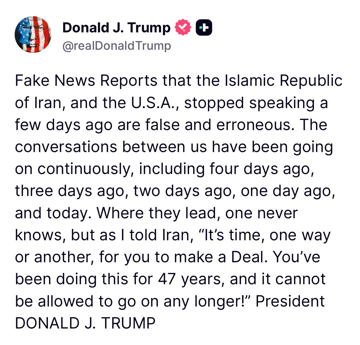 SRB2016's tweet photo. "Fake News Reports" did not say that. It was the foreign minister of the Islamic Republic who said it. That's why you panicked and called Bibi to stop hitting Hezbollah. https://t.co/li4ZaWmpZe