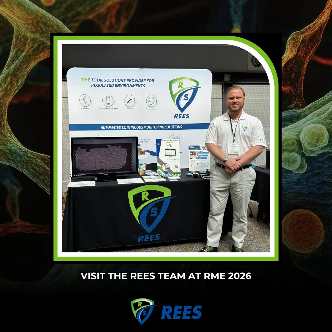 ReesScientific's tweet photo. We're live at RME 2026 in North Carolina!

If you're attending, be sure to stop by and connect with Kyle Vincent, who is showcasing ReesHelix, our next-generation environmental monitoring platform.

We'd love to meet you and discuss your facility's goals! https://t.co/8nvUWbLPXn