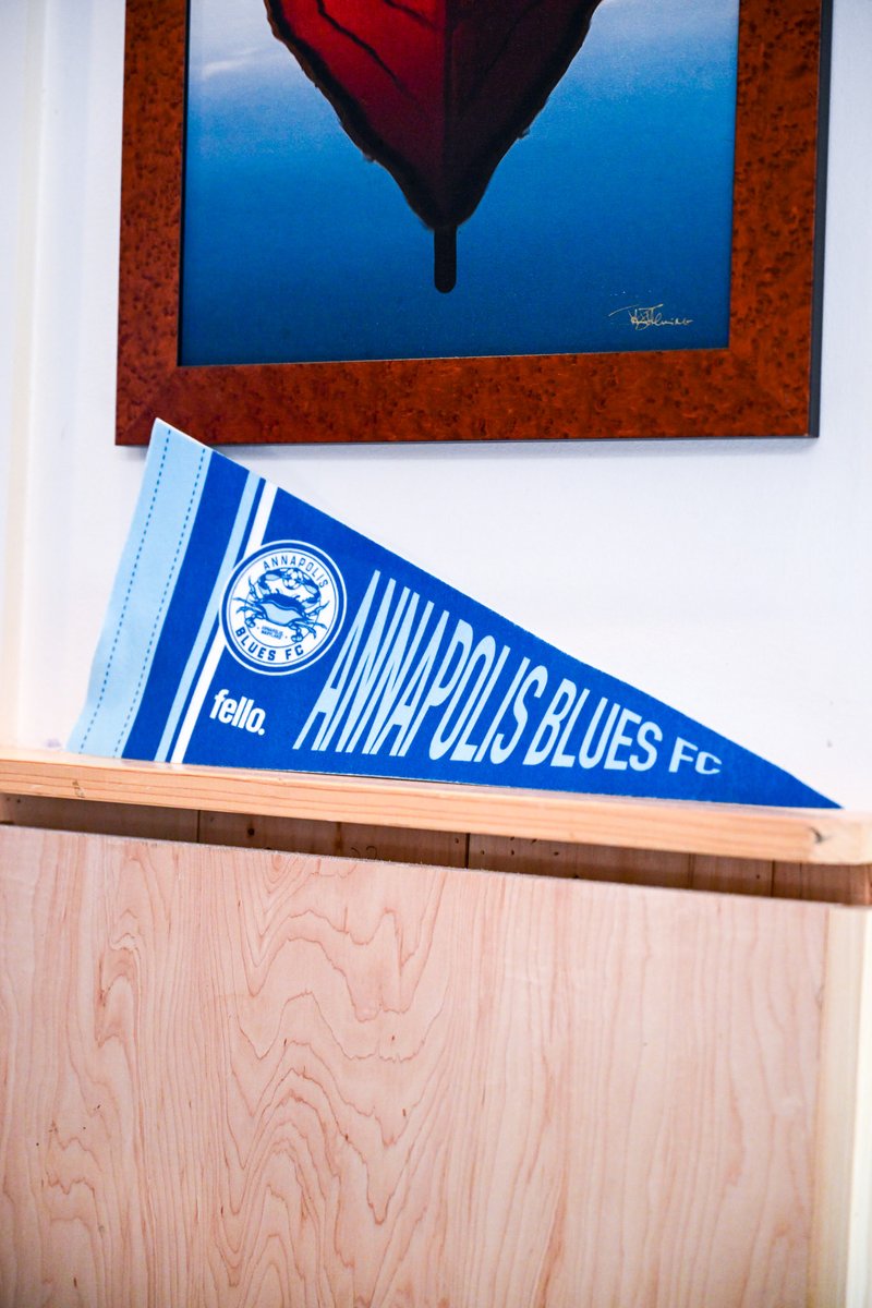 AnnapolisBlues's tweet photo. Tomorrow night’s match giveaway! ✨

Be one of the first 750 people in the stadium tomorrow to grab your Fello x Blues pennants! Gates at 6:00 pm, kickoff at 7:00 pm! 🤝

🎟️ at https://t.co/40XHXTIbbQ https://t.co/pQi3PaOM8D