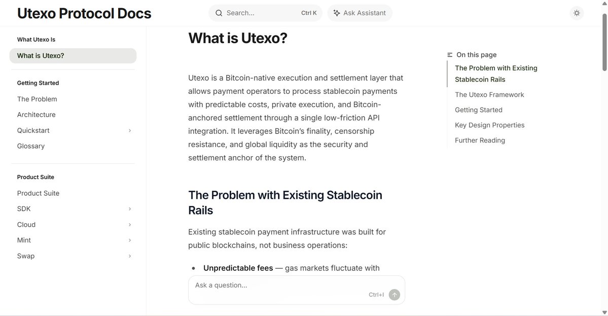 utexocom's tweet photo. Docs got an upgrade!

Learn more about Utexo and USDT on Bitcoin at https://t.co/qfDqDGLwmF https://t.co/nJvsOKU18N