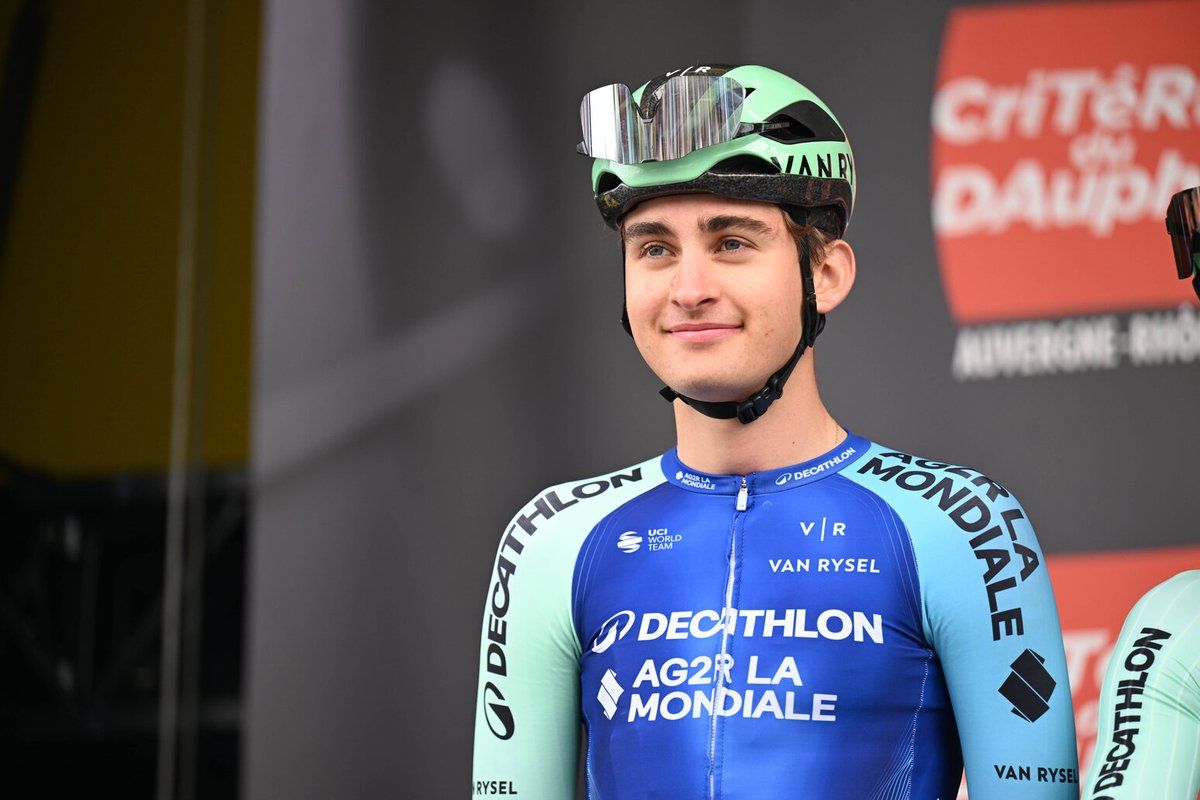 CanadianCycling's tweet photo. Paul Seixas prepares for Tour de France debut at rebranded Critérium du Dauphiné https://t.co/jxPvaODZvk https://t.co/Xc4XzVuxKX