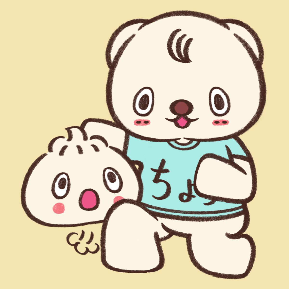 ichishiki_info's tweet photo. 「にくまん！いっしょに寝よ！」
『ちょす』と『にくまん』その259
#イラスト #ゆるいイラスト https://t.co/daCTCBZGvL