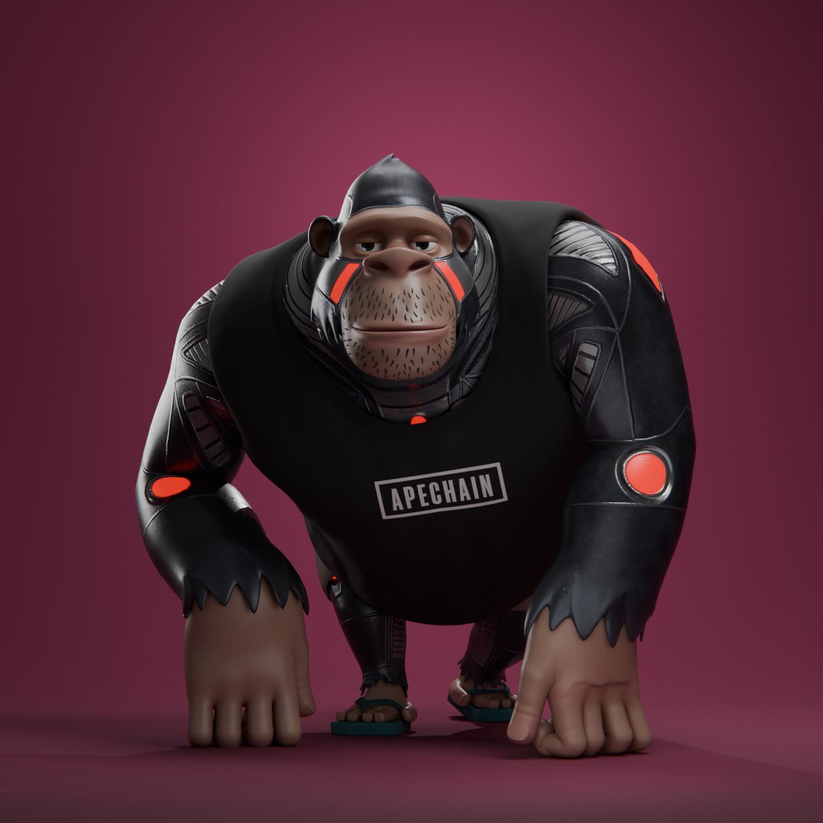 GodZeroTheHero's tweet photo. ETH version of me vs. ApeChain version of me https://t.co/oOErkxN8nH