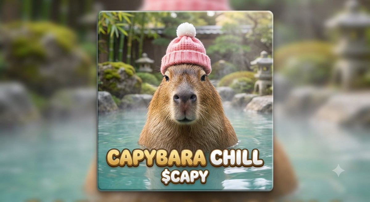 Capybara Chill tweet media