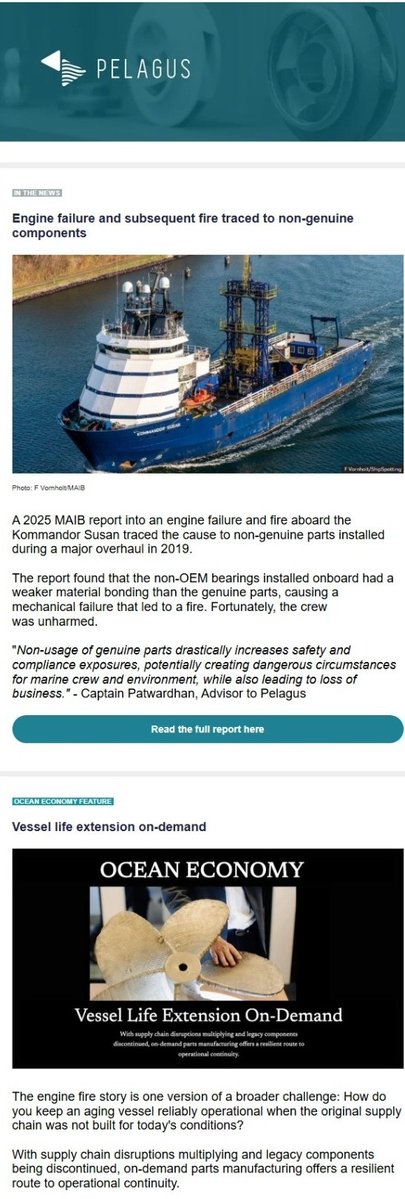 JLA_Comm's tweet photo. The latest Pelagus newsletter is out now!  https://t.co/ncFPWsqQlu  #MaritimeInnovation #DigitalMaritime #Pelagus https://t.co/z6dGqajDE4