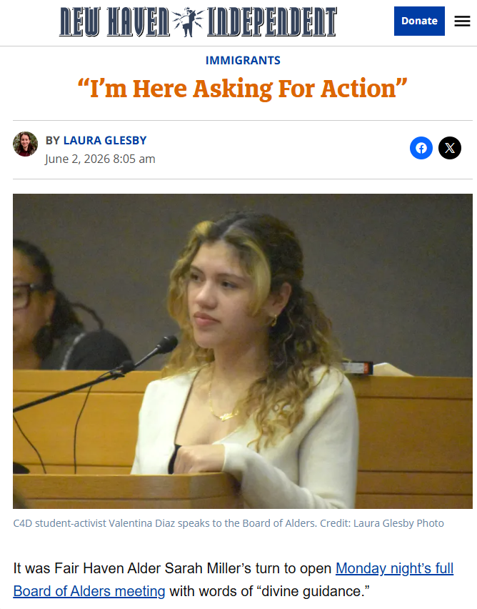 KristiTalmadge's tweet photo. 🔴💸 CONNECTICUT: Valentina Diaz from Columbia is a @CT4aDREAM activist and an entitled bish who should get the F out of my country. 

She arrived in 2021 and now tells us we have to protect illegal immigrants from ICE at all costs and fund Husky for Immigrants Medicaid so she can afford her doctor bills. 

I can't even F**king afford my own insurance and doctor bills.

Feel free to pick up Diaz and all her illegal alien friends in New Haven and at Gateway Community college at any time @SecMullinDHS @EROBoston @realDonaldTrump