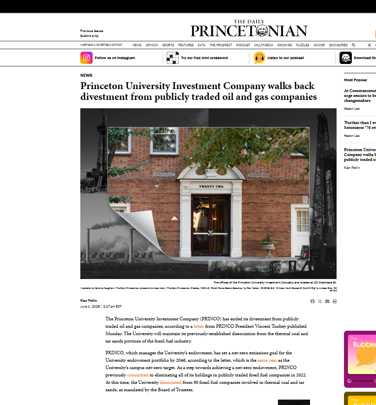 anasalhajji's tweet photo. 🔥This is huge. 

🚨Princeton University Investment Company just walked back its divestment from publicly traded oil & gas companies. 

💥If this becomes a trend, it’s a historic reversal. 

https://t.co/hMLRnFiAew