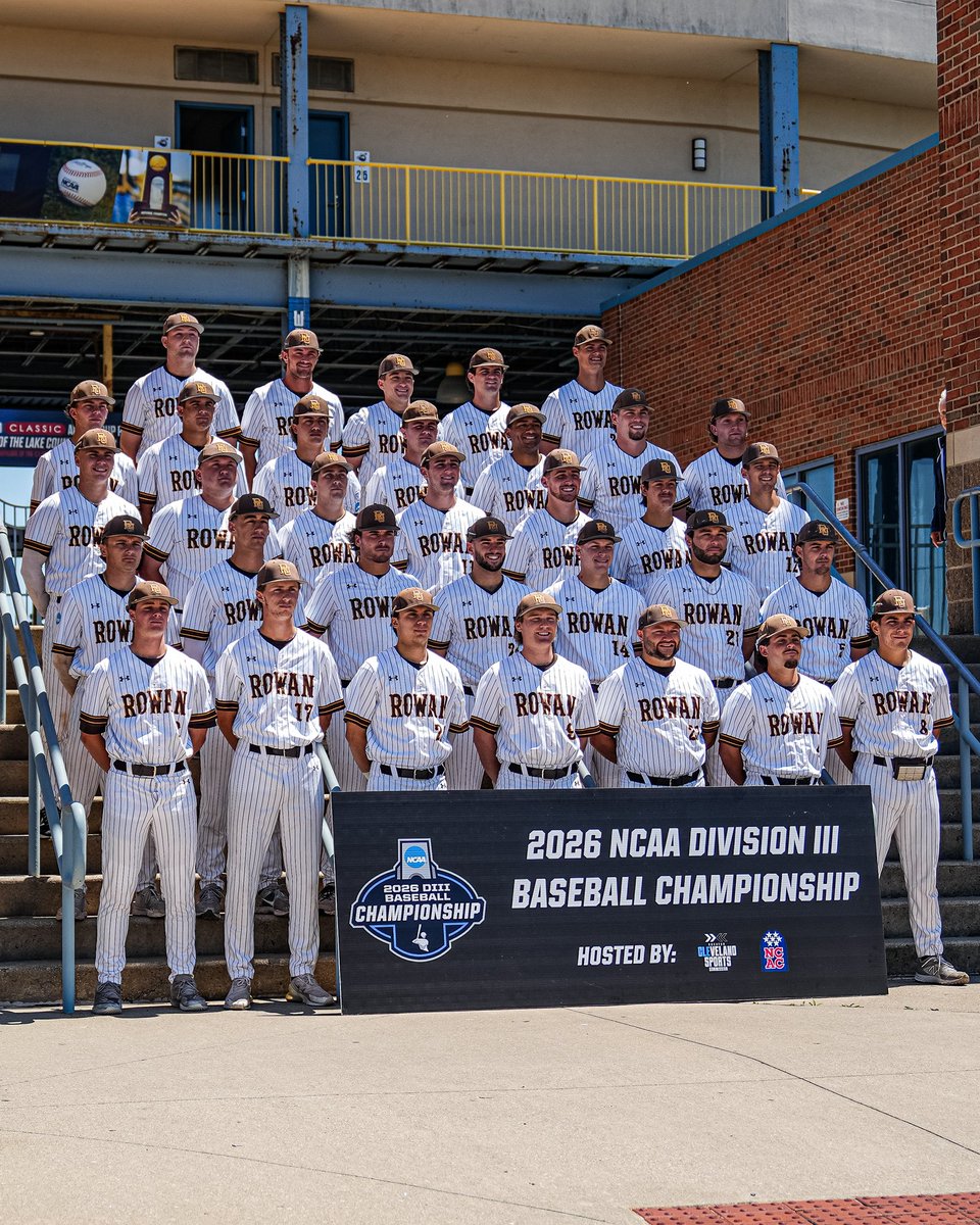 JordanFriedmann's tweet photo. @RowanBaseball_ last 6 years

3x College World Series Appearances 
5x Regional Champions 
4x NJAC Regular Season Champions
2x NJAC Tournament Champions

9 total dogpiles, lifelong memories and brothers. Great time to be a Prof! https://t.co/2pgfJllsd7