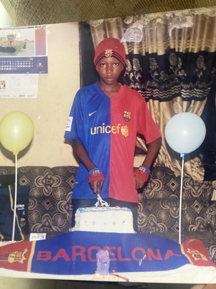 Real_Emma_Lay's tweet photo. @Theoladeledada Been A Barca Fan since Day 1 
And Today is My Birthday 🎂! 
#viscaBarça https://t.co/8XpBl9pSyl