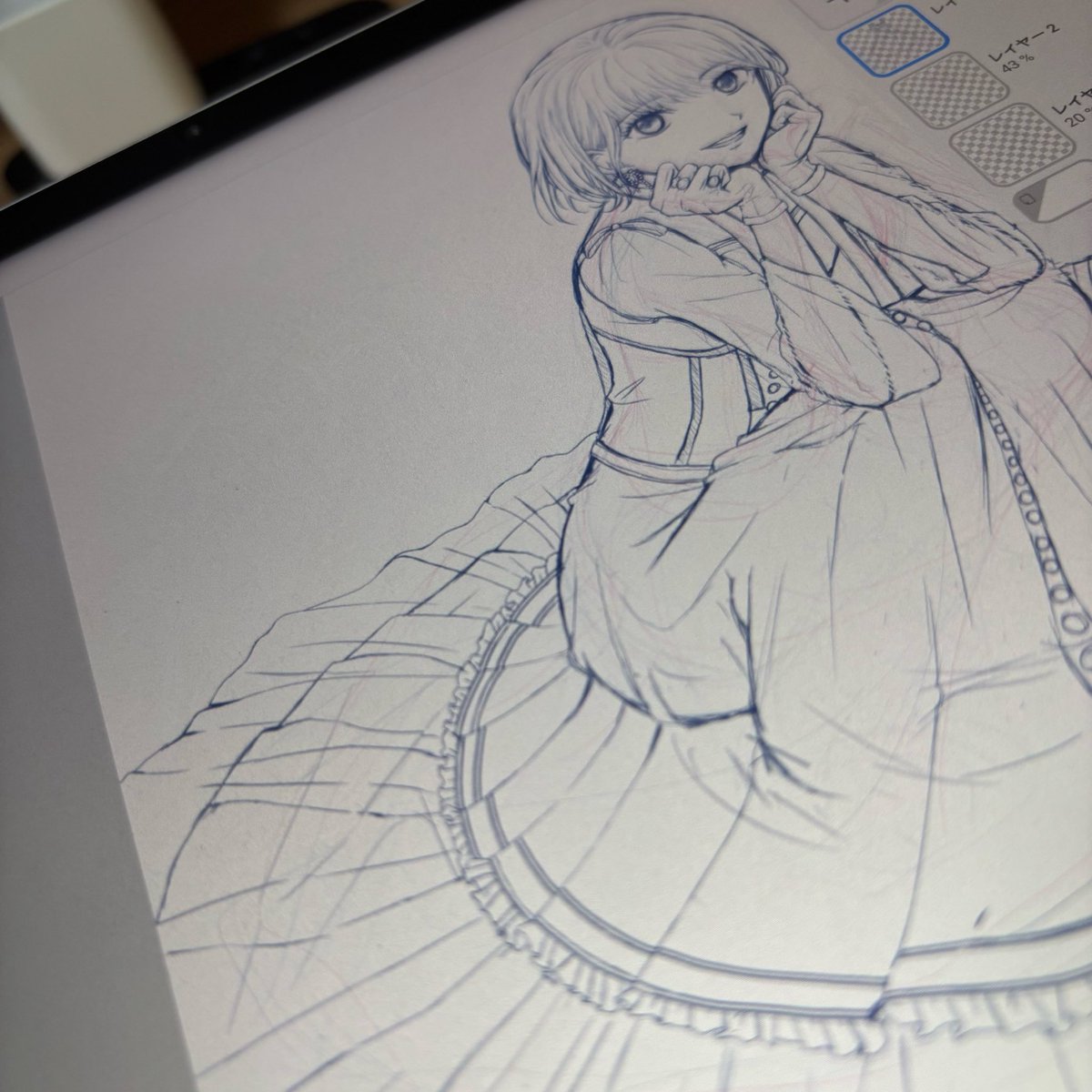hey_ponpoco's tweet photo. 長年の推しを描き描き… https://t.co/9uhOqsVpK7