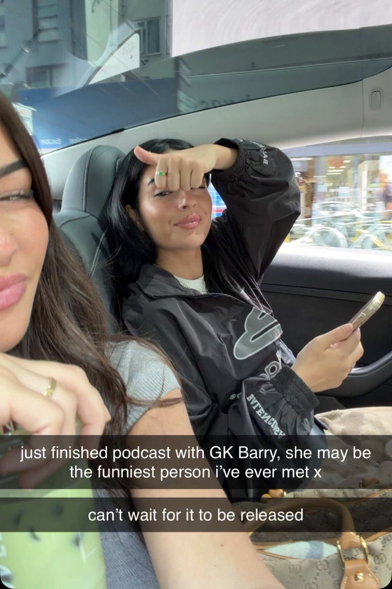 ChamberrUpdate's tweet photo. 📸 Christina and Amber just finished filming their podcast episode with GK Barry!
#Chamber https://t.co/2AQqfl3H71