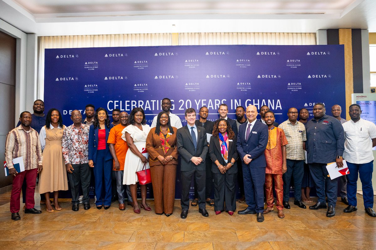 kcc_ghana's tweet photo. Kingdom Concepts Consult proudly delivered #strategiccommunications support for @Delta s’ 20th Anniversary in Ghana—driving messaging, #mediarelations, #stakeholderengagement, #contentdevelopment &amp; event visibility across key #Accra engagements.
 
#DeltaGhana20 https://t.co/N3A3smCaAu