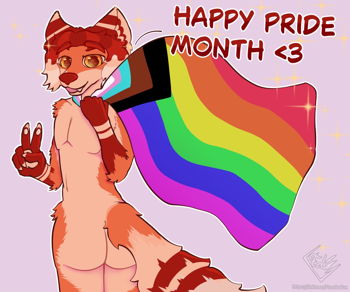 AnimaliumAmator's tweet photo. Happy pride month everyone~

#pridemonth #furry #fox #fursona https://t.co/IQx03ErOk4