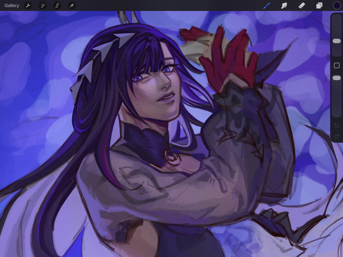 cha3blu's tweet photo. #hysilens wip i luv her https://t.co/gvioBv4A6W
