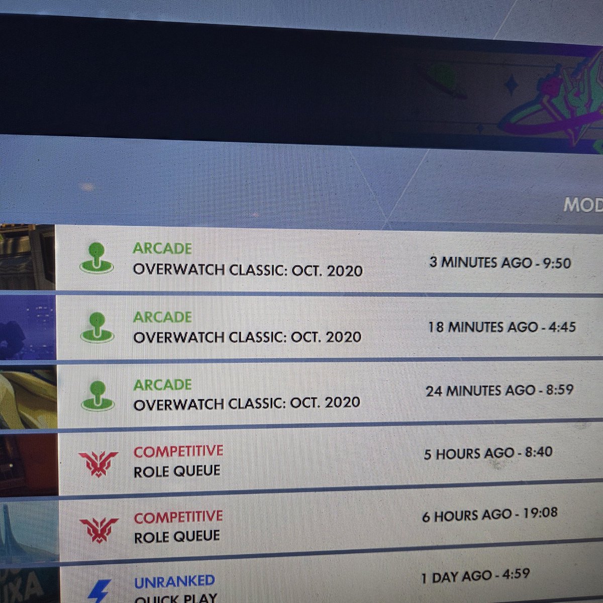 urlbill's tweet photo. @aaronkellerOW @PlayOverwatch The challenges arent working properly :"( https://t.co/tPTIIVUx3i