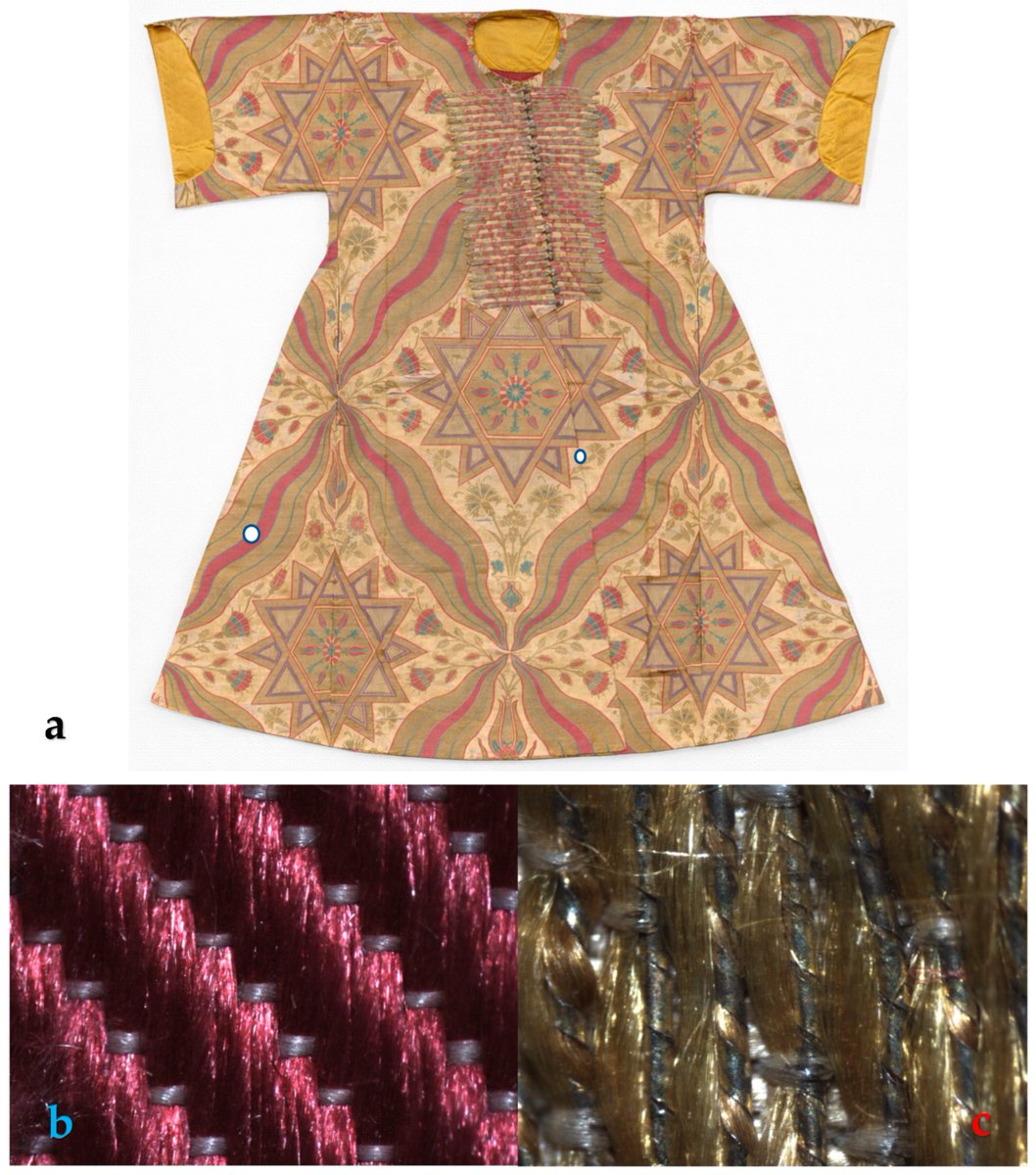Textiles_MDPI's tweet photo. 🎉Material and Dye Characterization of Ottoman Ceremonial Silk Caftans from the Topkapı Palace Museum

✍ by Recep Karadag

🔗 Read the article here: https://t.co/AIrCFN4xxP https://t.co/NVqmvvKrVP
