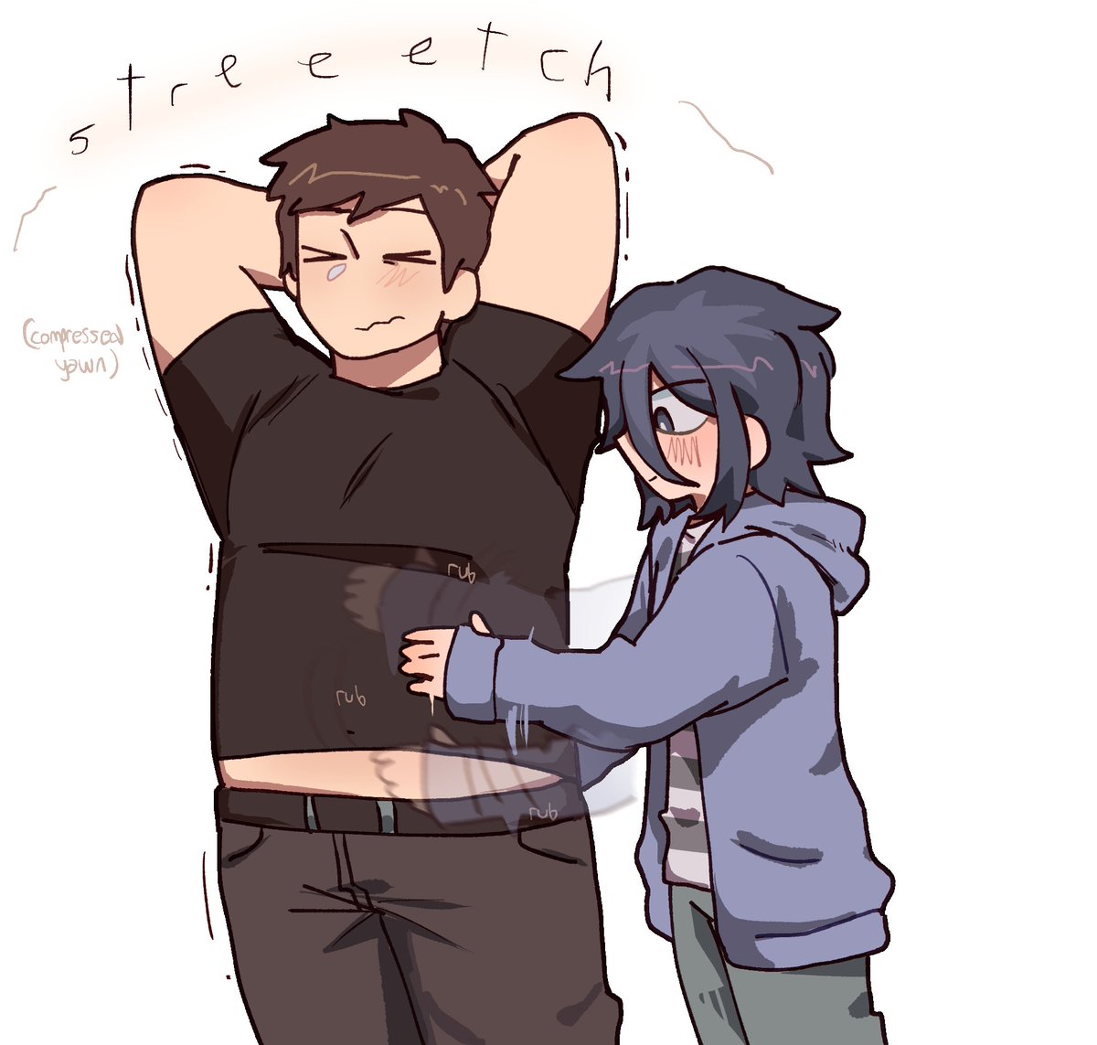 dr00wnm3's tweet photo. ruuuubbbbb myyyy belly #clinicaltrialfanart https://t.co/0TkPPJLbKZ