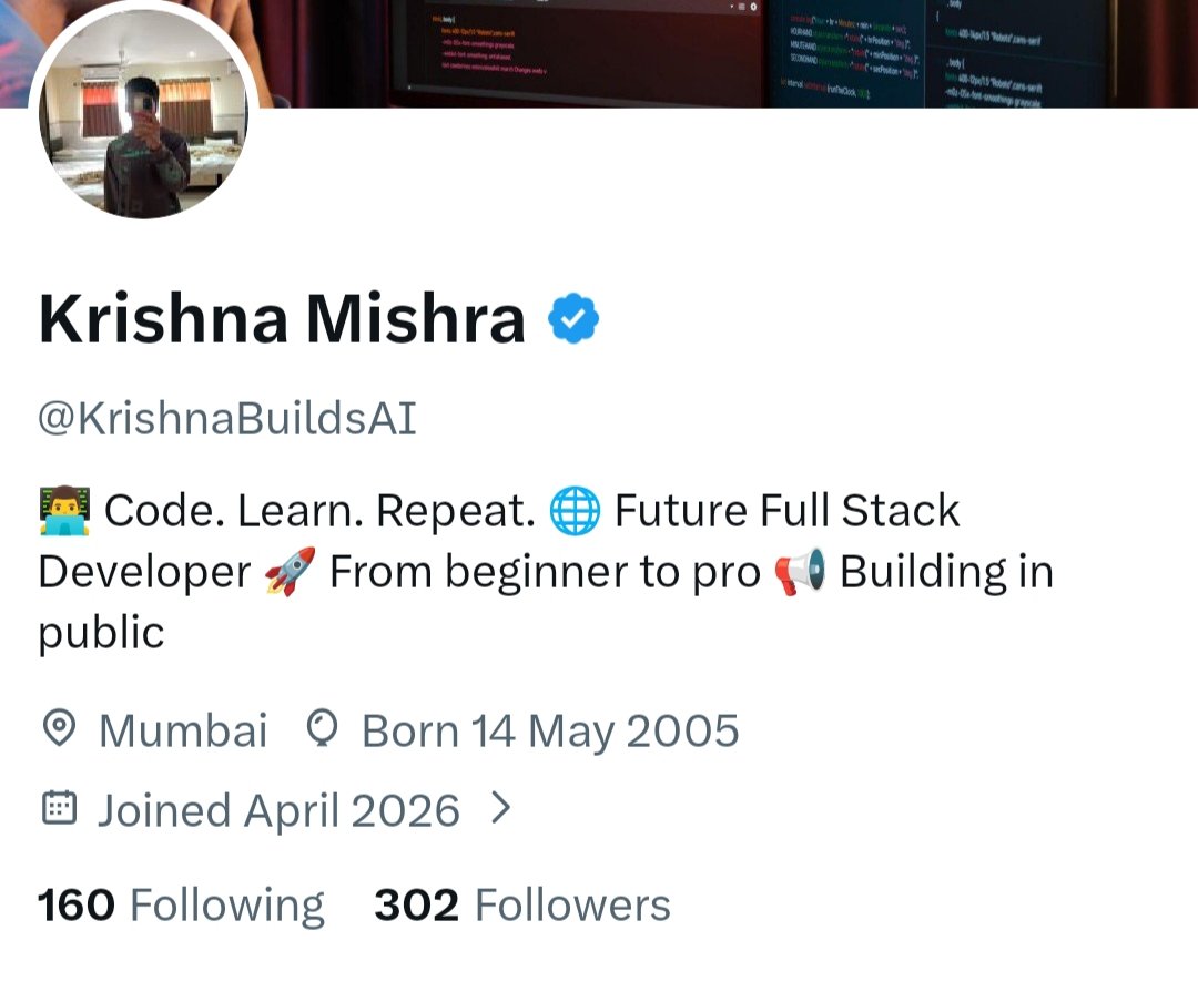 Krishna Mishra tweet media