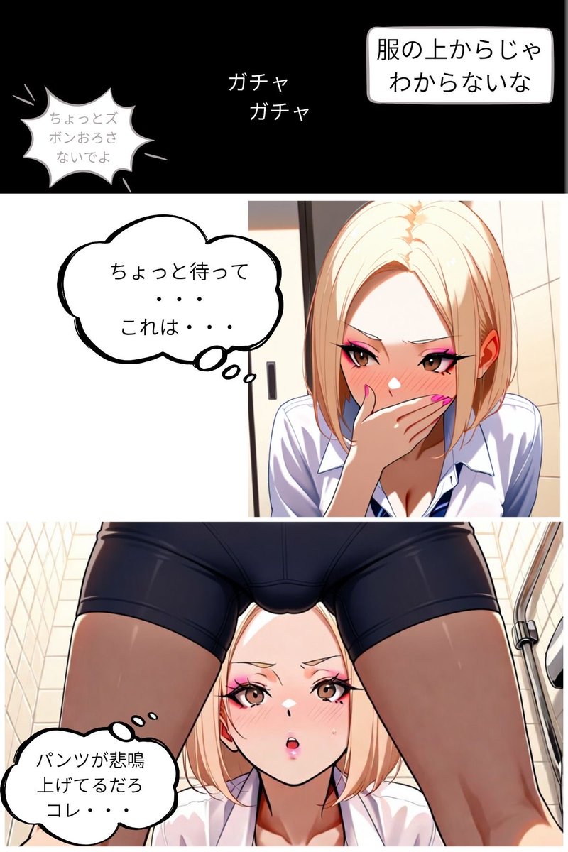 404LUST_AI's tweet photo. イケメン彼氏の短小チンポに不満の白巨乳JKギャル・ミレイは��童貞のクラスメイトの馬チンポに興奮。トイレ盗み聞きから始まり、手コキで即大量射精→教室→保健室と背徳セックスに溺れ、彼氏では味わえない快楽で理性崩壊。NTR堕ちを濃厚に描く第3作。

#同人作品 
#同人
#AI
#エロ https://t.co/dyObNc5YUH